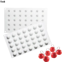 2019 new arrival 35 holes ball truffle moule silicone forms for baking bakeware cake chocolate mold sinking mould pastry tools
