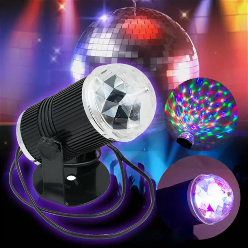 3D Вращающийся RGB светодиодный эффект для дискотеки клуба клуб сценический свет