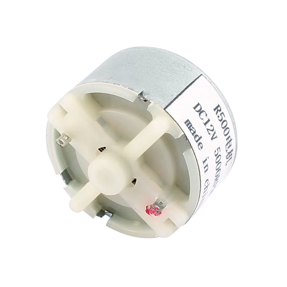UXCELL (R) Высокое качество 1 шт. R500 DC 12V 5000RPM плоский Вал цилиндрическая микро модель