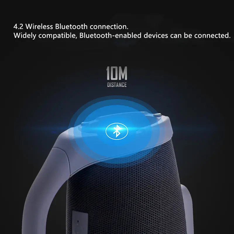 Беспроводная портативная bluetooth колонка уличные басы перезаряжаемые
