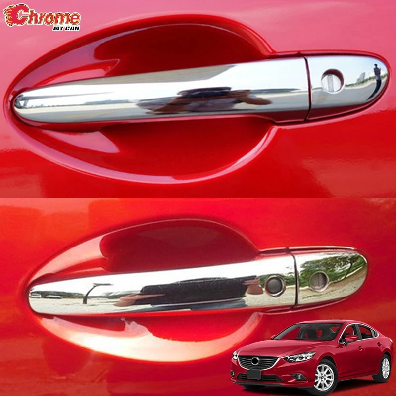 Хромированная крышка дверной ручки для Mazda 6 Atenza GJ 2013 2014 2015 2016 2017 отделка литье