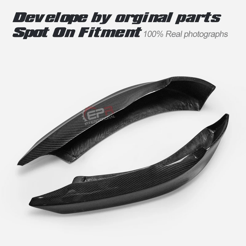 Углеродные гоночные аксессуары для BMW E92 2 шт. углеродное волокно передний бампер
