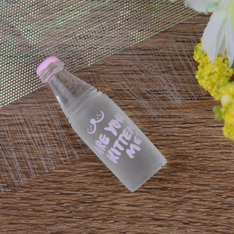 4 шт. 1:12 кукольный домик Минеральная Бутылка Для Воды Миниатюрная игрушка кукла еда кухонные аксессуары для гостиной детский подарок ролевые игры игрушки