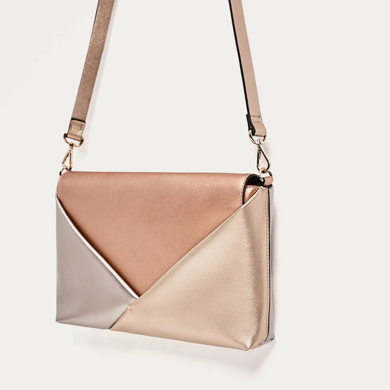 Coofit Для женщин Курьерские сумки клатч конверт откидной крышкой Crossbody Сумка Кожа PU