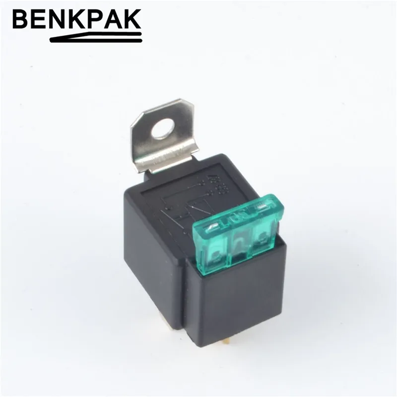 Реле высшего качества 4 pin 30A автоматическое реле с предохранителем, напряжение катушки 12VDC