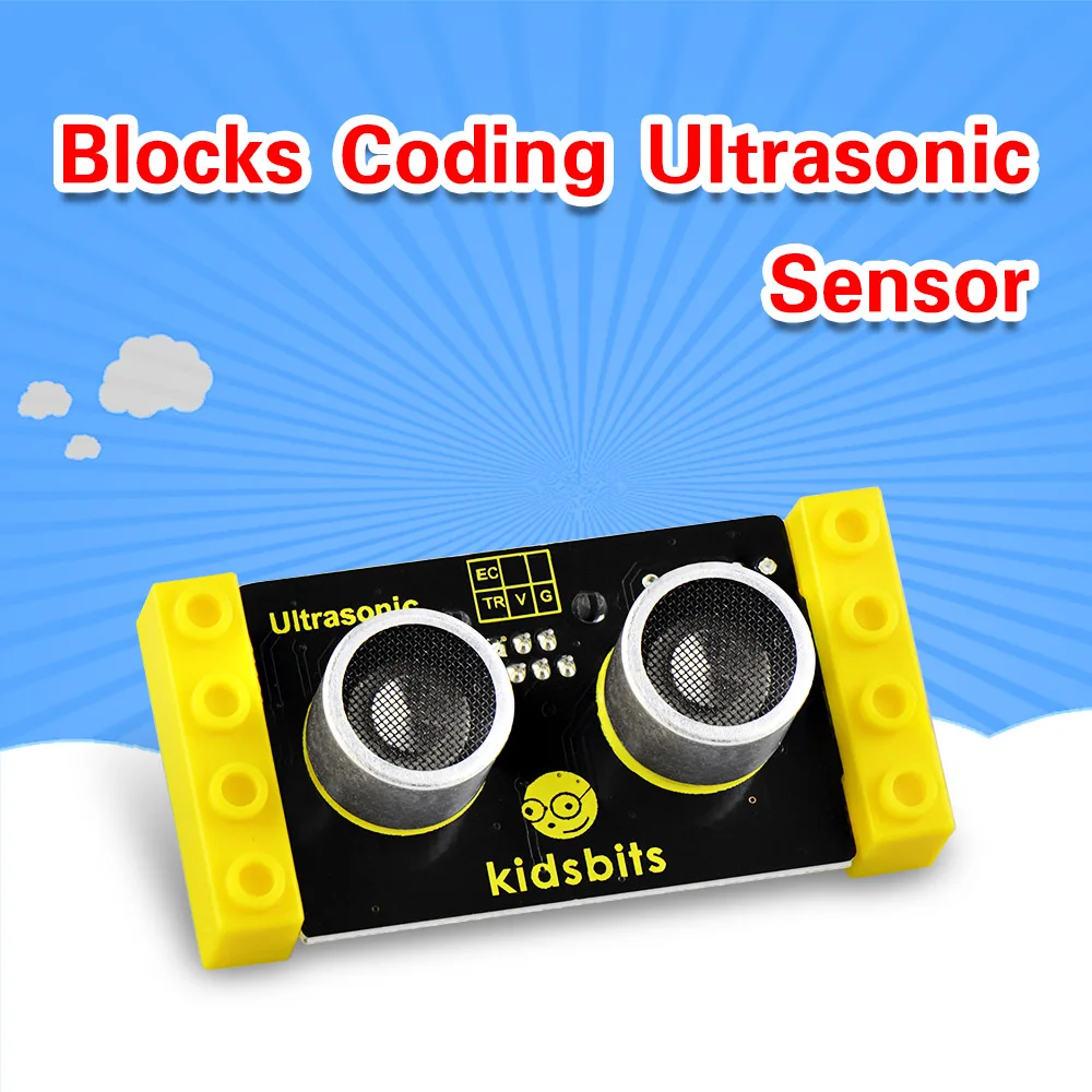 Kidsbits строительные блоки модуль ультразвукового датчика для измерения