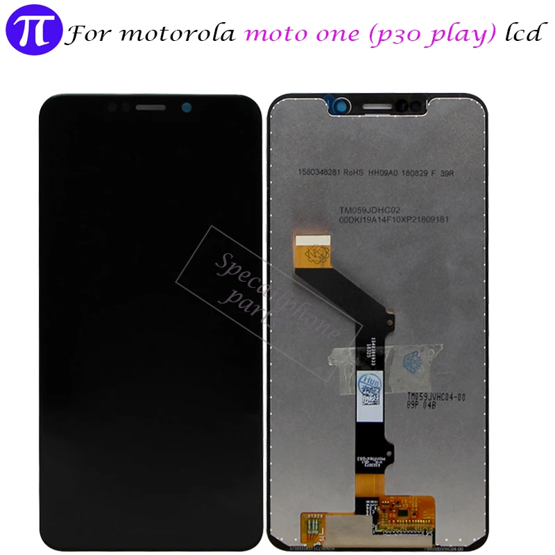 Super AOMELD 5 9 дюйма в сборе для Motorola P30 Play xt1941 ЖК дисплей Moto One сенсорный экран с