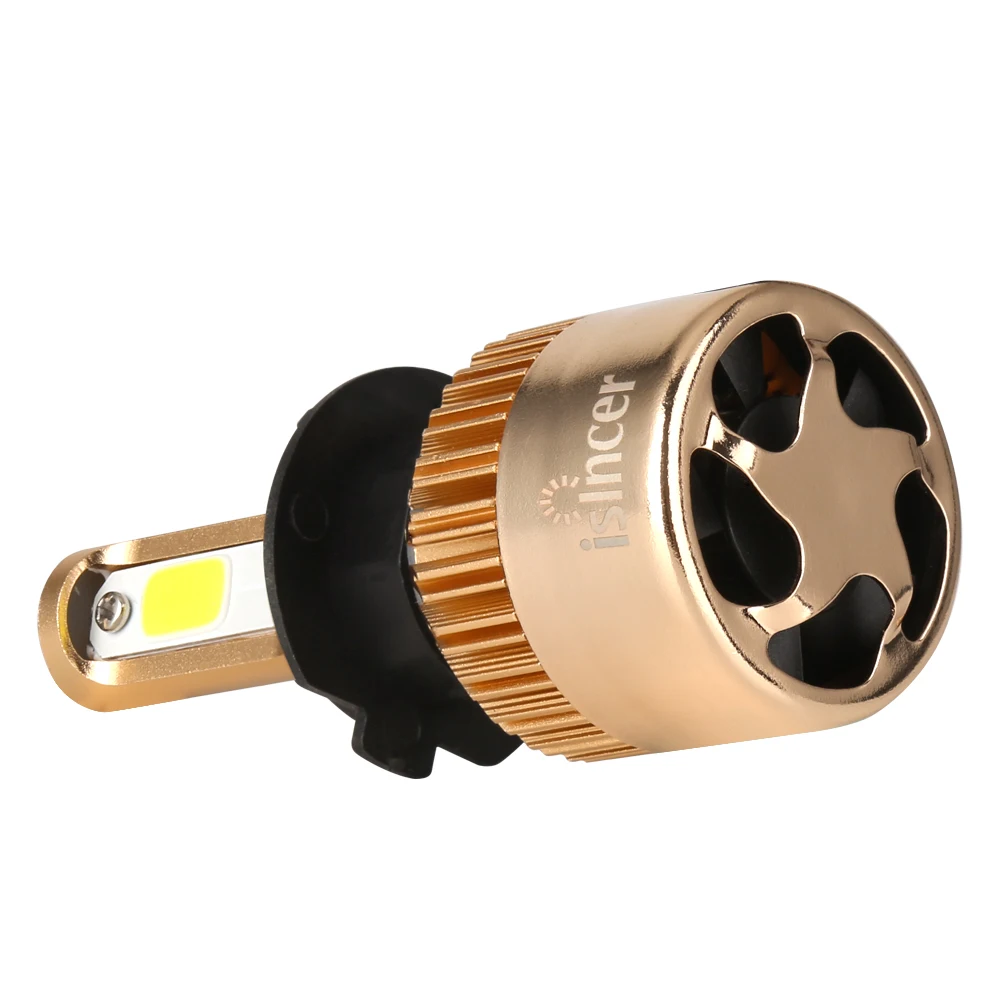 6000K White LED H7 Car Headlight Bulbs 72W Cooling Fan Automobile Hh Led Lamp for Honda BMW VW Mazda | Автомобили и мотоциклы