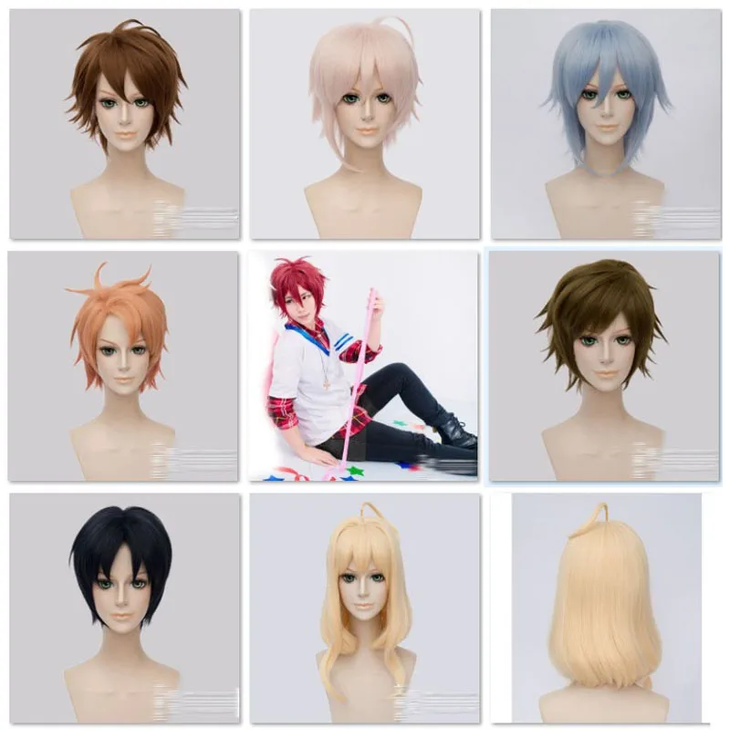 Парик для косплея из аниме IDOLiSH7 Iori Izumi Riku Nanase Tamaki Yotsuba Yamato Nikaidou Tsumugi Ten Kujou