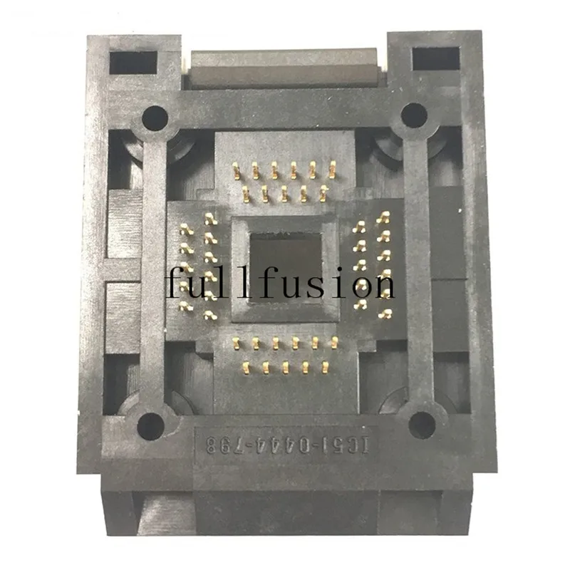 IC51 0444 798 QFP44P IC тестовое гнездо 0 8 мм Шаг 10X10 Yamaichi ожога в розетке|Промышленные