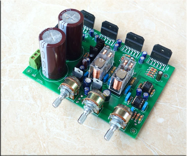 KYYSLB HiFi LM3886 2,1 канальный 68 Вт* 2+ 180 Вт* 1 Сабвуфер Усилитель мощности доска