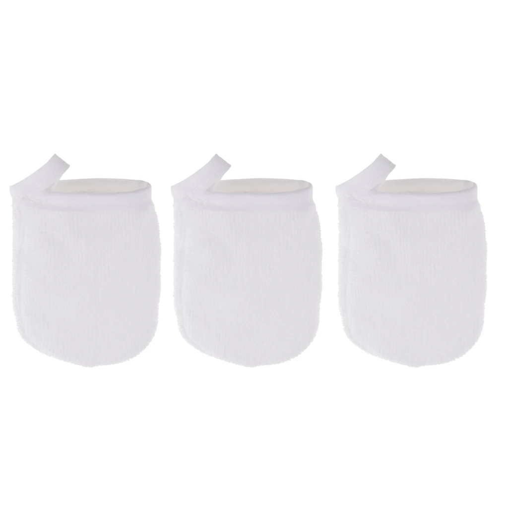 

2021 New 6 Pcs Professional Microfiber Face Cleansing Gloves Reusable Facial Cloth Pads Makeup Remover Glove Mitts Tool Unisex