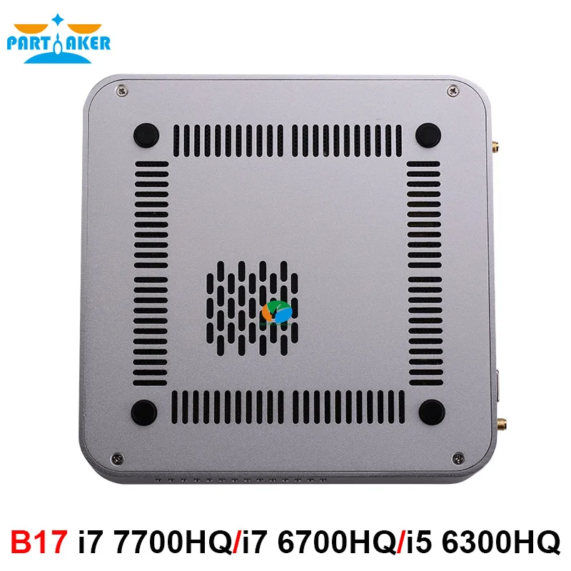Приставка Intel Core i7 7700HQ 6700HQ i5 6300HQ мини ПК с Windows 10 микро компьютер DDR4 RAM 4K HTPC HDMI DP|Мини