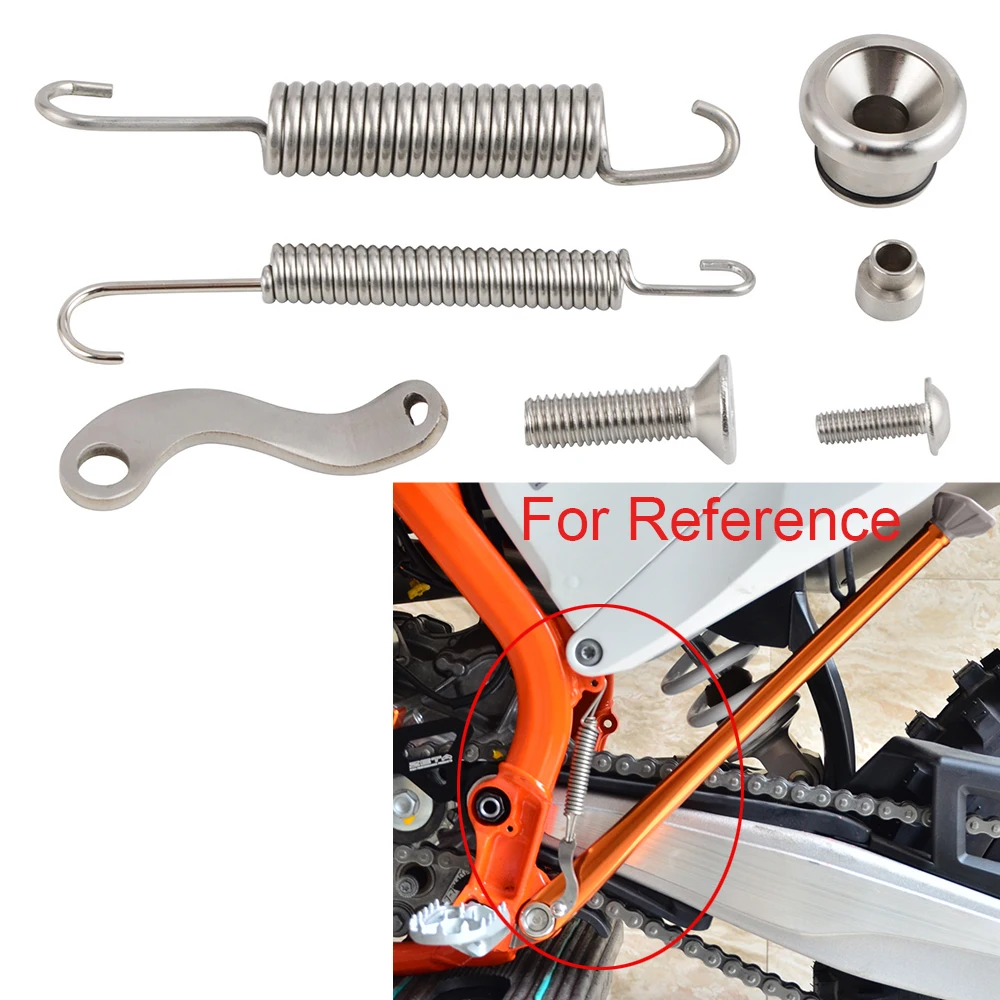 

Kickstand Side Stand Springs Kit For KTM EXC EXCF SX SXF XC XCF XCW XCFW Six Days Tpi 125 150 200 250 300 350 450 500 2017-2022