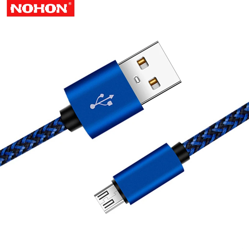 Кабель зарядный NOHON Micro USB Для Huawei Mate 7 8 Honor 6 8X Samsung S6 S7 LG G3 G4|Кабели для мобильных