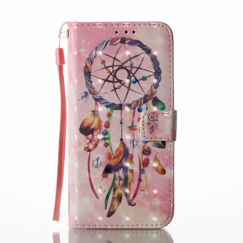 3D painting Case For Samsung Galaxy S8 PU Leather Wallet Flip Cover Phone Coque Fundas Capa |