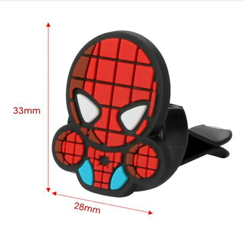 

For Marvel Avengers Heros Figure Car Air Condition Vent Perfume Balsam Fragrance Air Freshener Interior Decoration Car styling