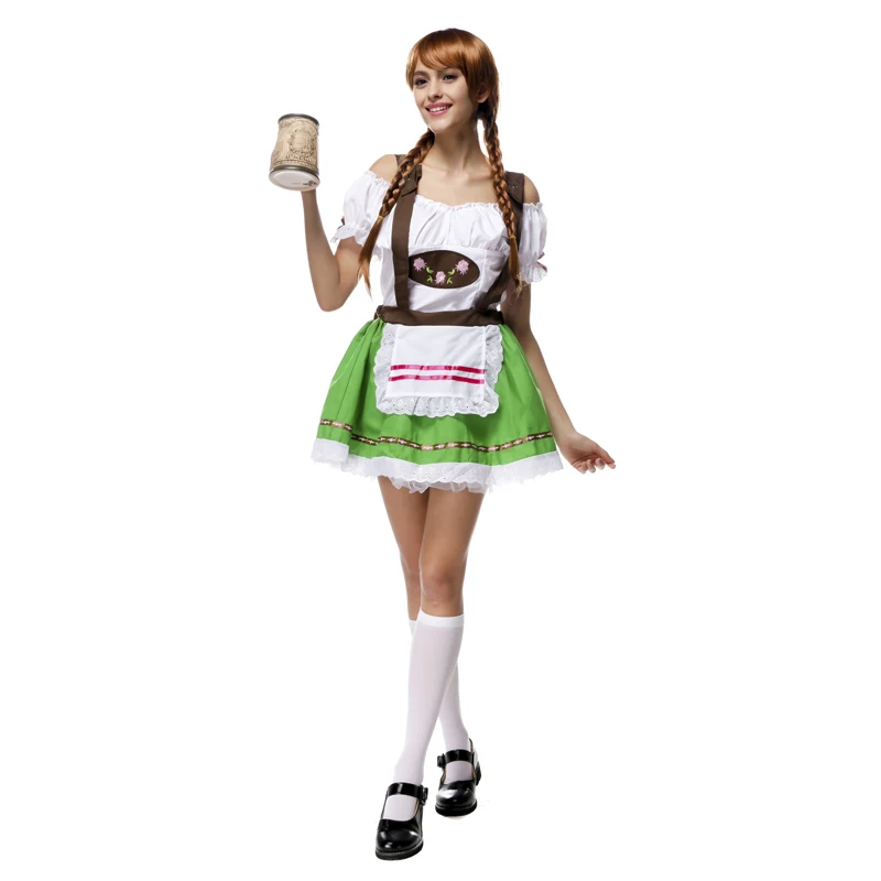 Взрослая Женская пивная девочка Октоберфест милый костюм|beer girl|oktoberfest costumecostume