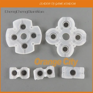 10 компл.лот 5 в 1 комплект для Playstation 4 JDS001 011 Silicon резиновый проводящий прокладки для PS4 контроллер запчасти для ремонта