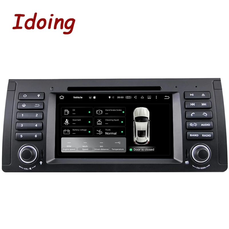 Idoing Android6.0/2G RAM/32G ROM/8 Core/1Din для BMW E90 быстрая загрузка автомобильный DVD