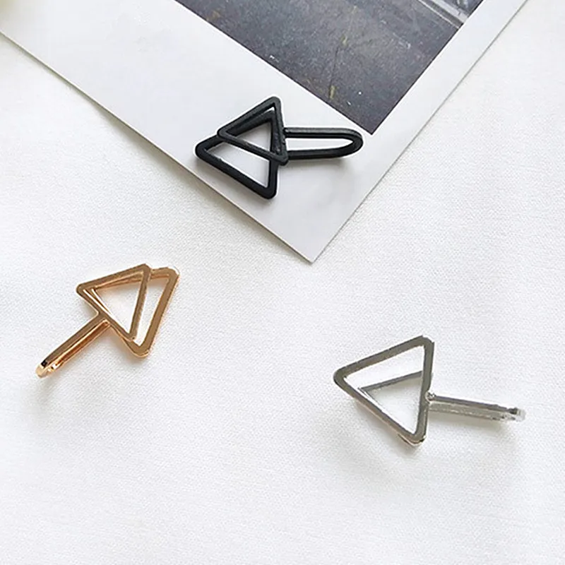 Полые u образные серьги клипсы не ПРОКАЛЫВАЮЩИЕ треугольные невидимые для мужчин