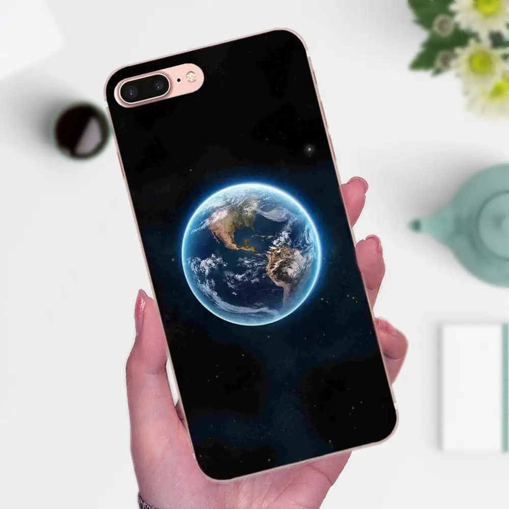 Мягкий чехол из ТПУ для Galaxy J1 J2 J3 J330 J4 J5 J6 J7 J730 J8 2015 2016 2017 2018 mini Pro Earth View with Space Satellite |