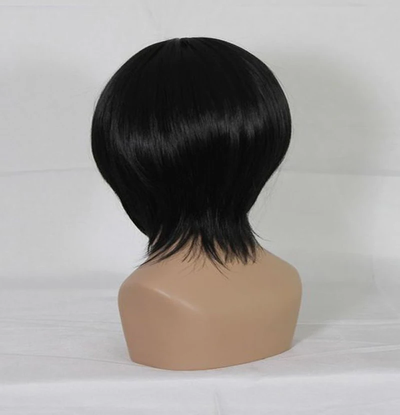 HAIRJOY женщина парик сторона взрыва Короткие Прямые Жаростойкие синтетические волосы Пурпурный Оранжевый Черный Серебряный серый красный костюм парики
