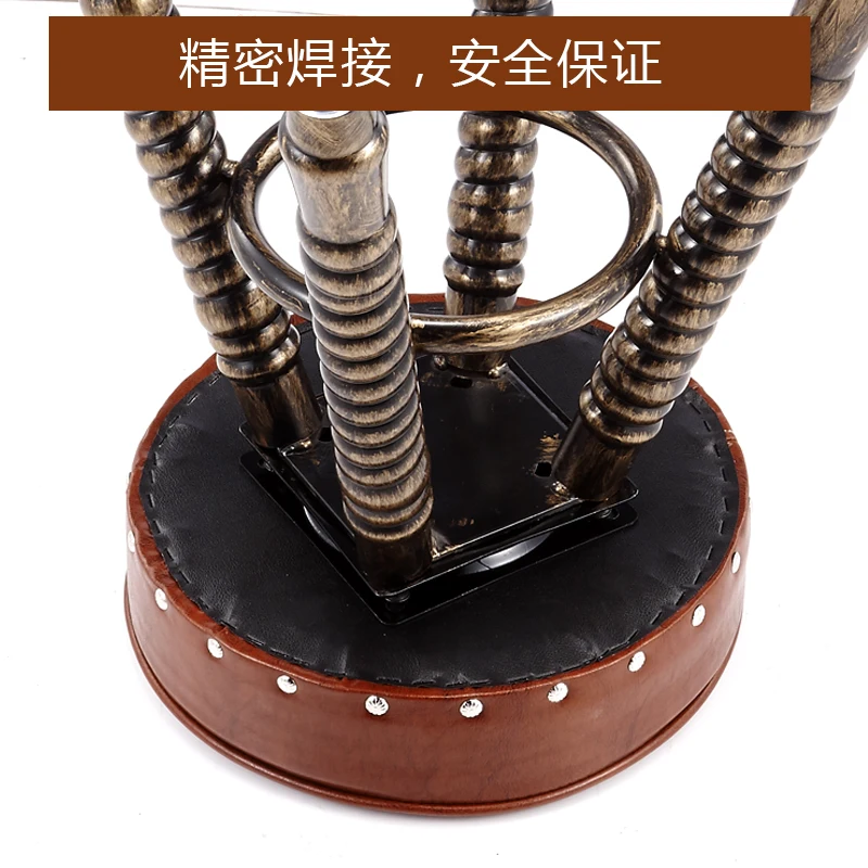 Новый вращающийся стул из кованого железа туалетный столик для макияжа красота