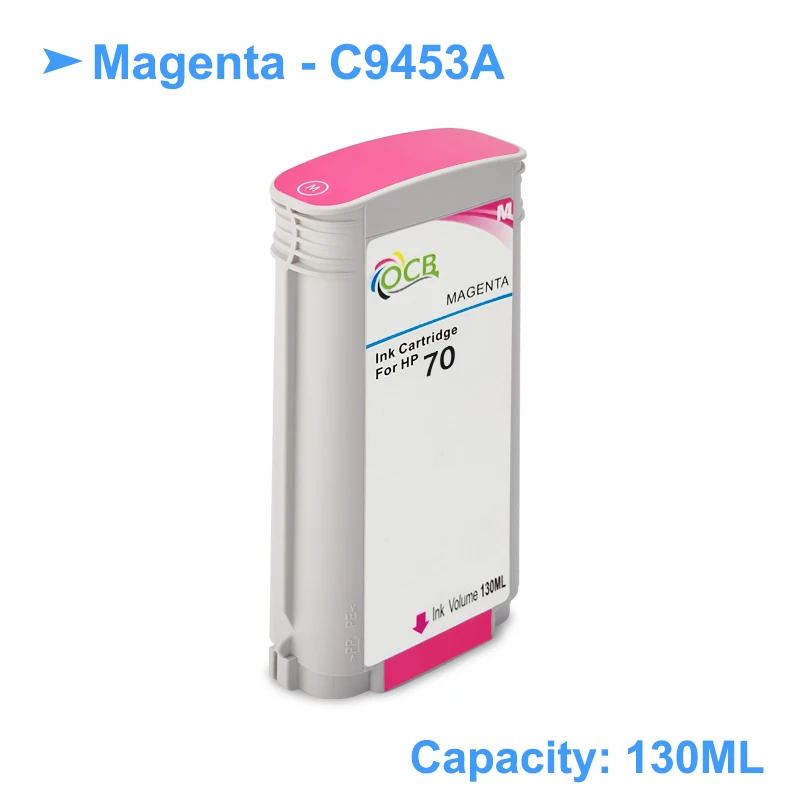 [Сторонний бренд] для HP 70 сменный чернильный картридж принтера DesignJet Z5400 C9449A C9452A