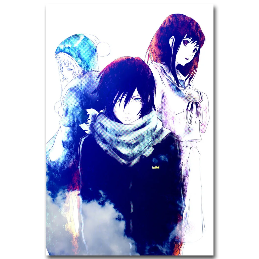 Постер из шелковой ткани Noragami художественный постер с принтом 13x20 24x36 дюймов Yato