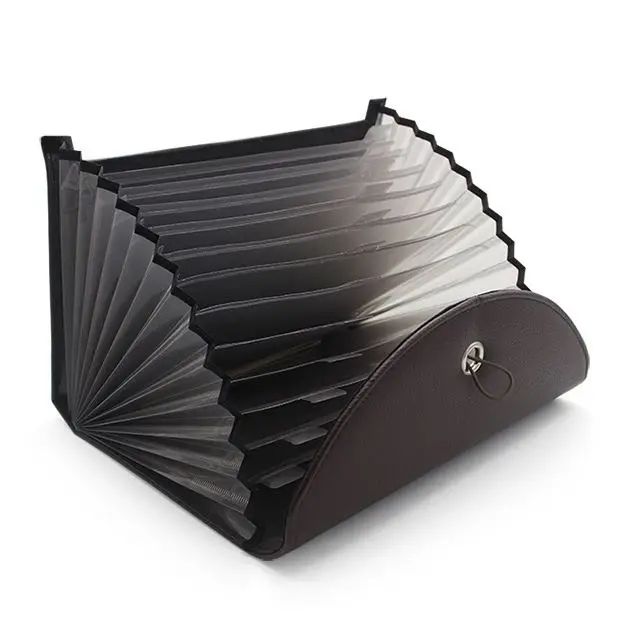 13Pockets Expanding File Folder A4 Organizer Portable Business File Office Document Holder Carpeta Archivador Portable Briefcase