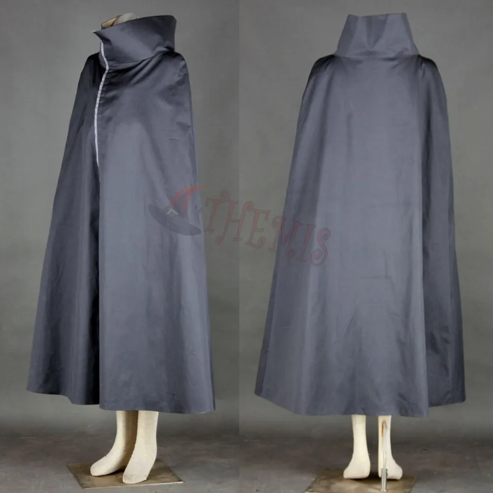 Костюм для косплея Athemis Uchiha Sasuke черный плащ длинное пальто унисекс на заказ