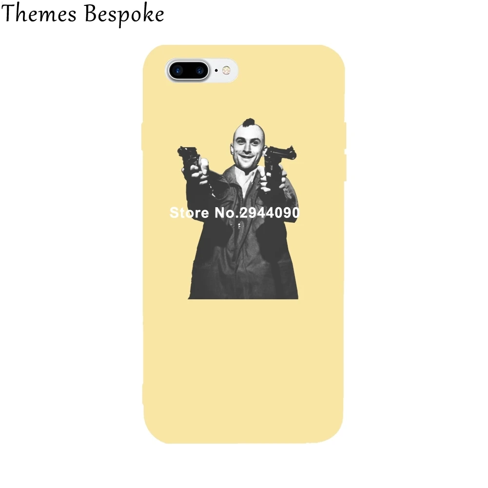 Travis Bickle Taxi Driver Back Cover for iPhone 6 6S 7 7Plus Soft TPU Anti-knock Case Print Colorful |