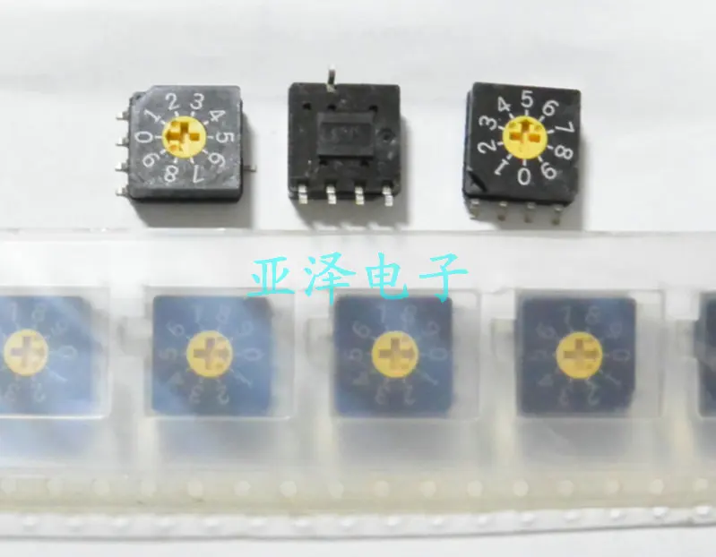 1 шт SMD 10 бит SMR5010 поворотный переключатель кода набора 8421C положительный код |