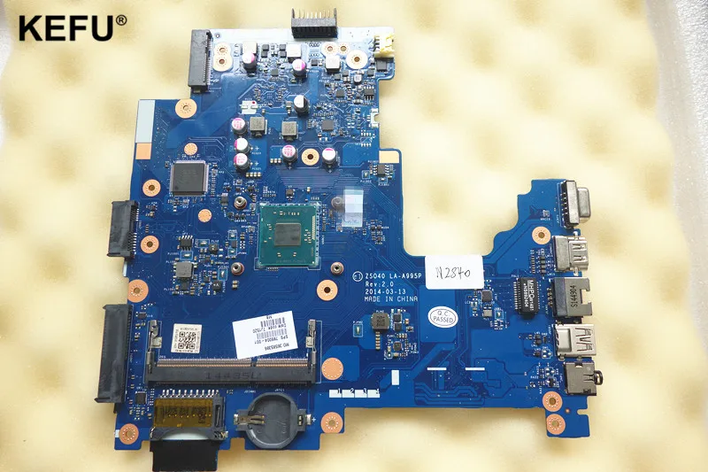 Материнская плата для ноутбука 788004 501 LA A995P rev 2 0 с N2840 CPU DDR3L подходит hp 240 G3 14