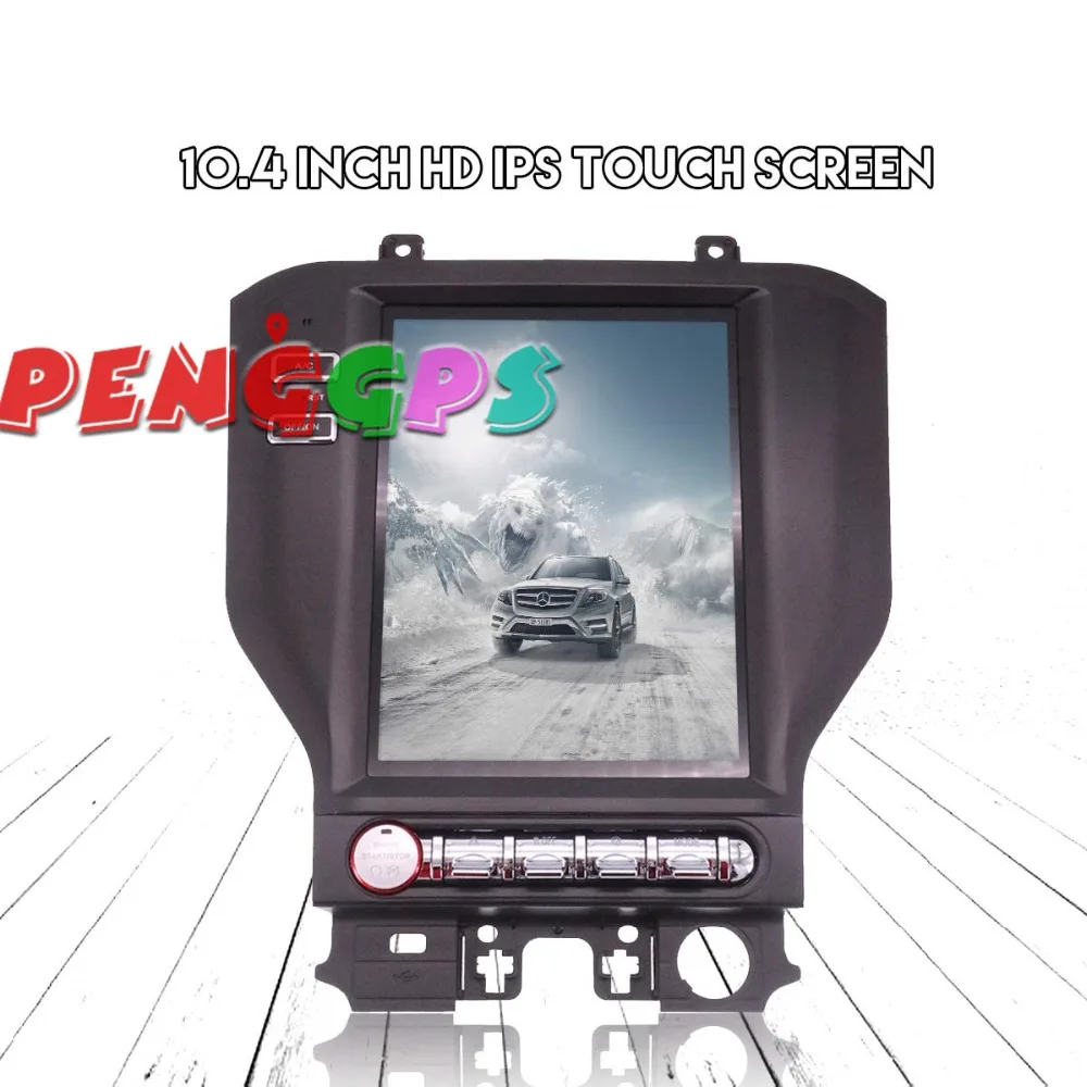 Tesla стиль новейший Android автомобильный комплект с gps навигатором для Ford Mustang 2015 2016