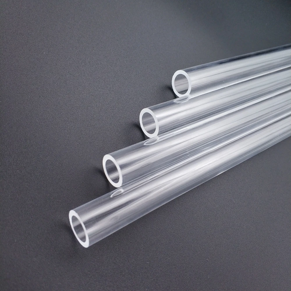 BYKSKI PMMA/PETG жесткая трубка (OD12mm/OD14mm/OD16mm) + 2 мм толщина 90 градусов гибкая прозрачная 4
