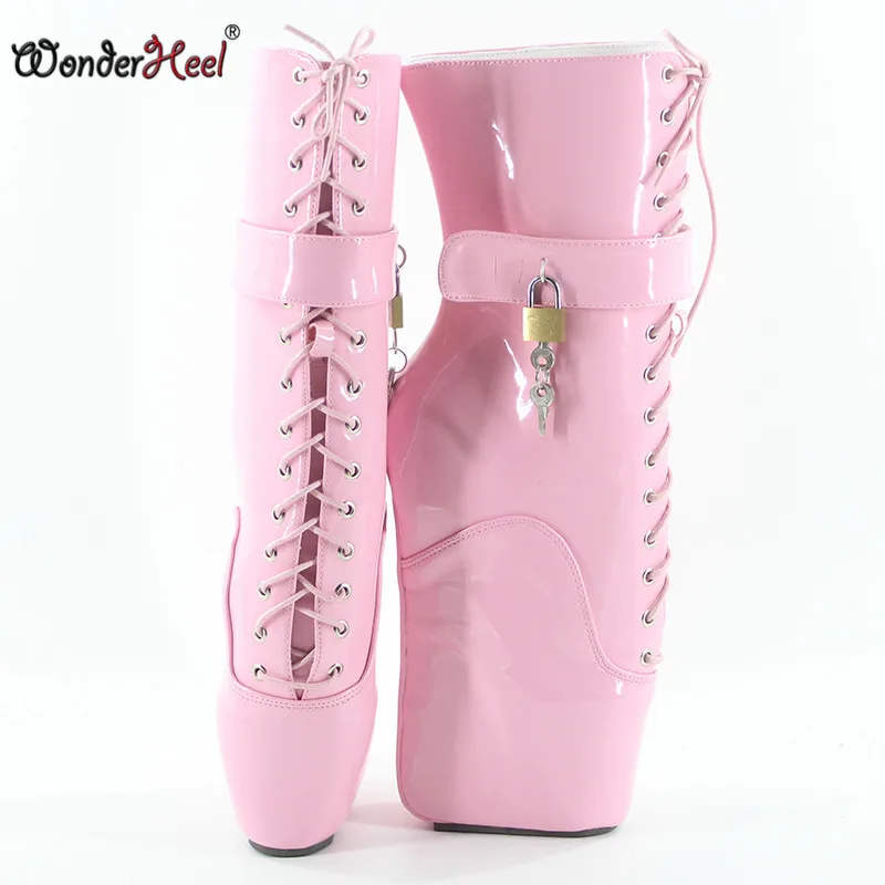 Wonderheel новые балетки на танкетке 18 см из лакированной кожи со шнуровкой|ballet boots|boots