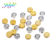 juya diy jewelry religious beads supplies antique gold christian jesus charm beads for needlework beading jewelry making