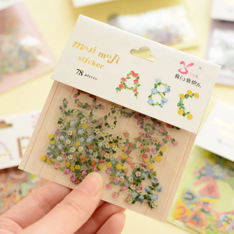 78 шт./пакет с выполненной винтажным шрифтом надписью и цифры Фотоальбом