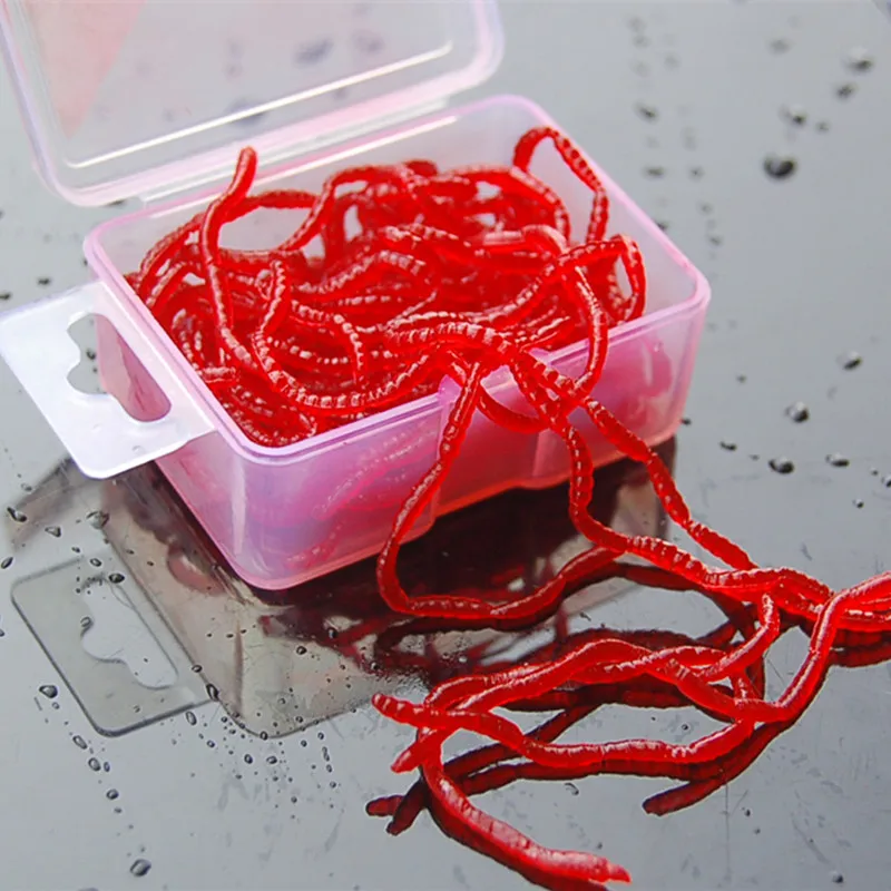 20 г/кор. мягкие приманки рыбный запах Earthworm крови Worms личинки море червь
