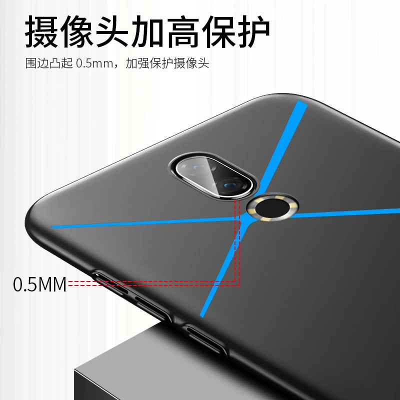 Для Meizu 16 /16 Plus 16+ Чехол Покрытие Жесткий Пластик Тонкий Телефон 16-й /16-й Защитная Оболочка Ударопрочная на.
