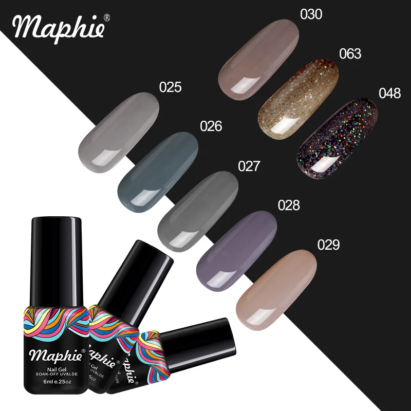 12 Maphie 8 шт./лот набор гелей для ногтей Полупостоянный УФ Гель-лак для ногтей Гибридный гель-наборы лаков впитывающий УФ-лак для ногтей - Цвет: 12