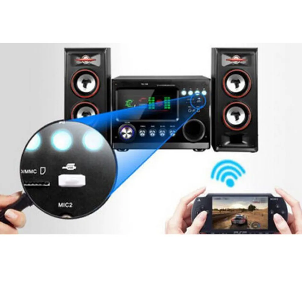 Белый Портативный автомобильный набор свободные руки беспроводной USB Bluetooth