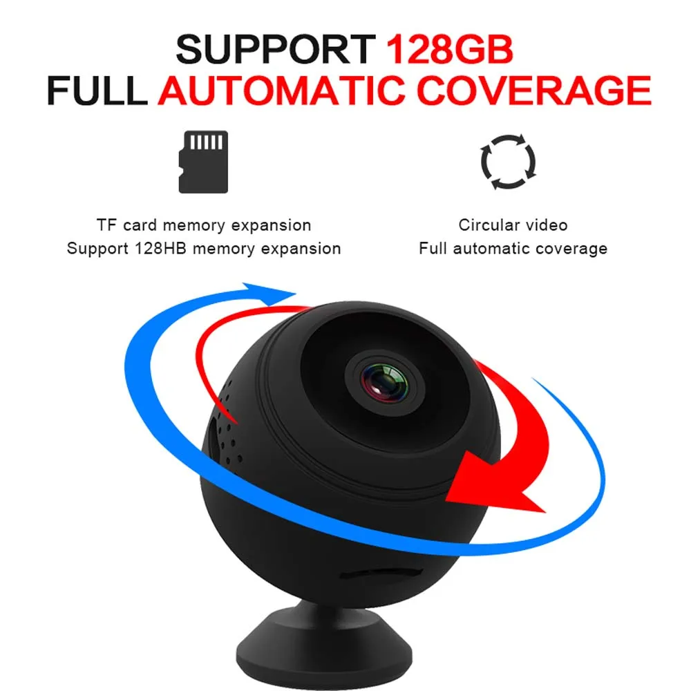 Volemer V1 Wifi IP мини Камера Full HD 1080p Secret Беспроводной APP дистанционного Управление Micro