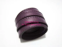 10x2mm purple leather cord stitched 10mm flat leather cord stitch leather