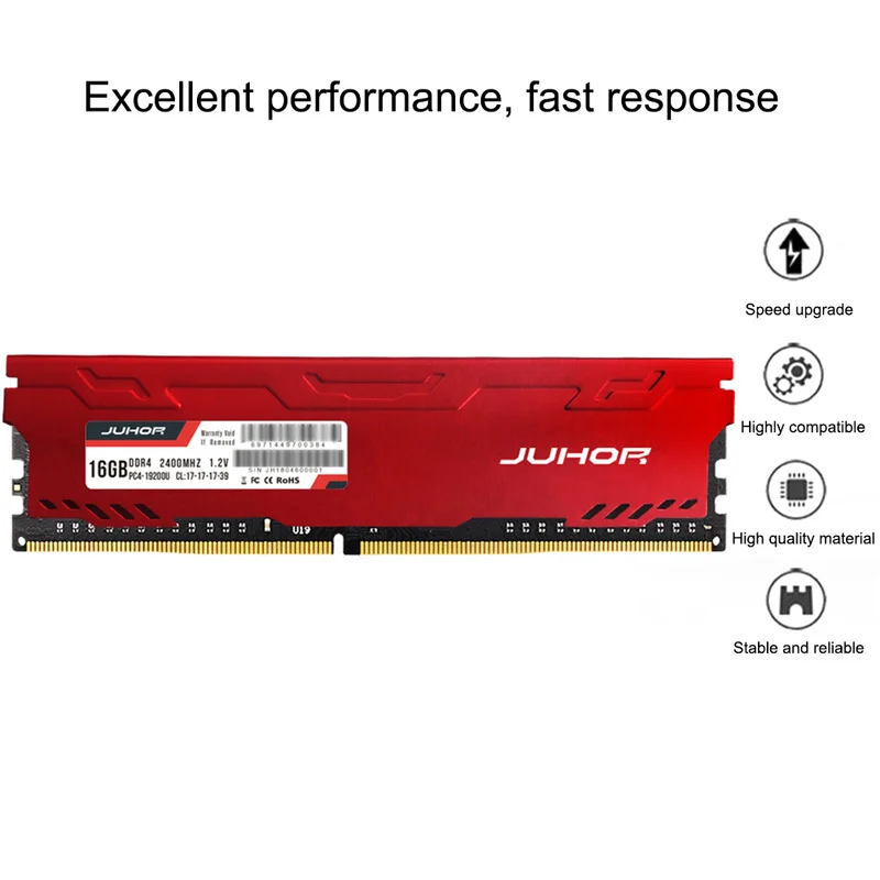 Память DDR4 для настольного компьютера ОЗУ 4 ГБ 8 16 2666 МГц 2400 | Компьютеры и офис