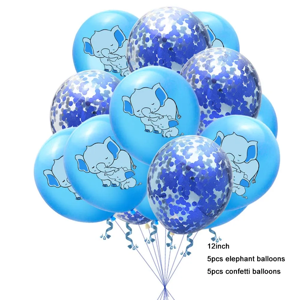

8-Season Gender Reveal Kids Birthday Elephant Balloons Sweet Blue Pink Baby Shower Boy Girl Birthday Decoration Party Supplies