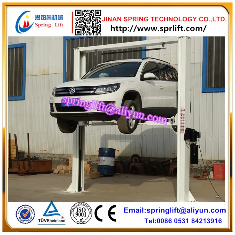 2017 4 тонны козловой двухколонный автомобильный подъемник ручной замок 2 столба