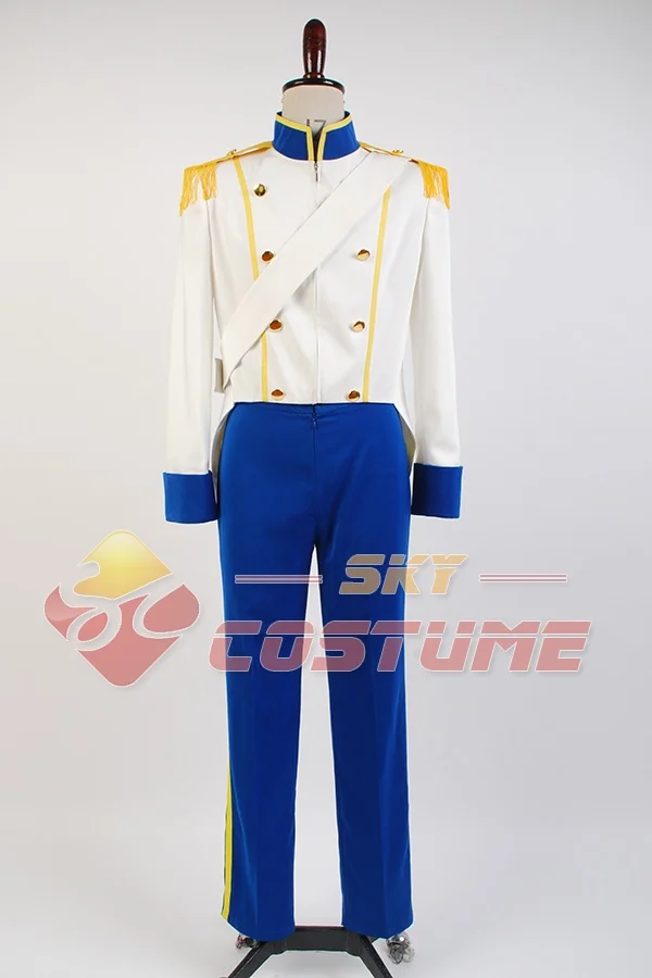 Русалочка 1989 принц Эрик Косплэй взрослый костюм Для мужчин Униформа костюмы для